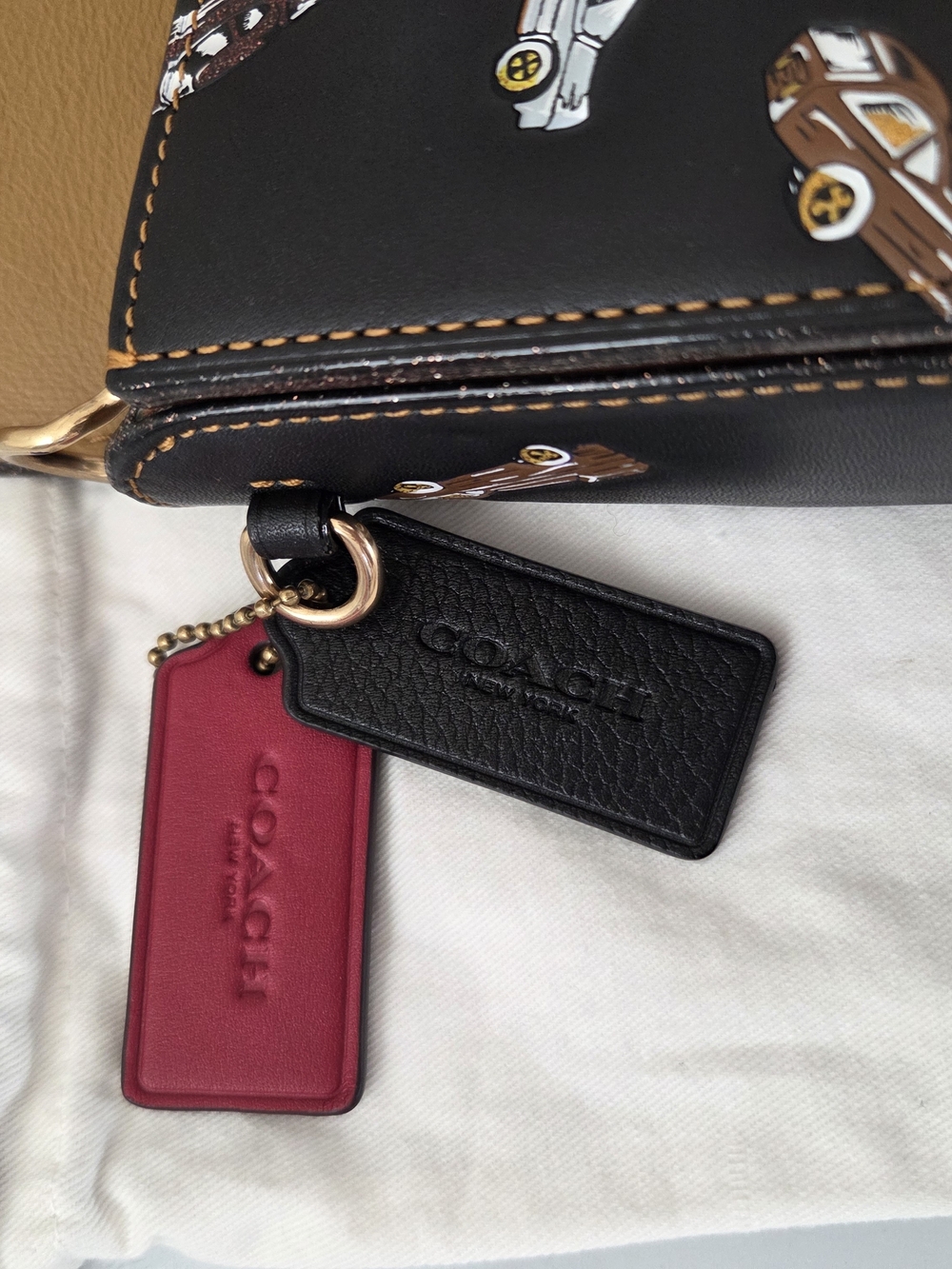 Coach 1941 Car Print Dinky Bag Limited Edition - Picture 6 of 13